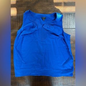 Talbots petite plus 100% cotton linen sleeveless top (C4)